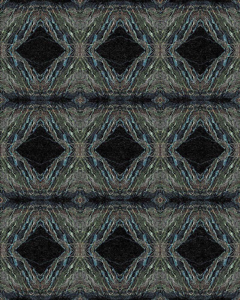 Abstract 05 Custom Carpet 6'8" x 8'4" KNB Mills LLC