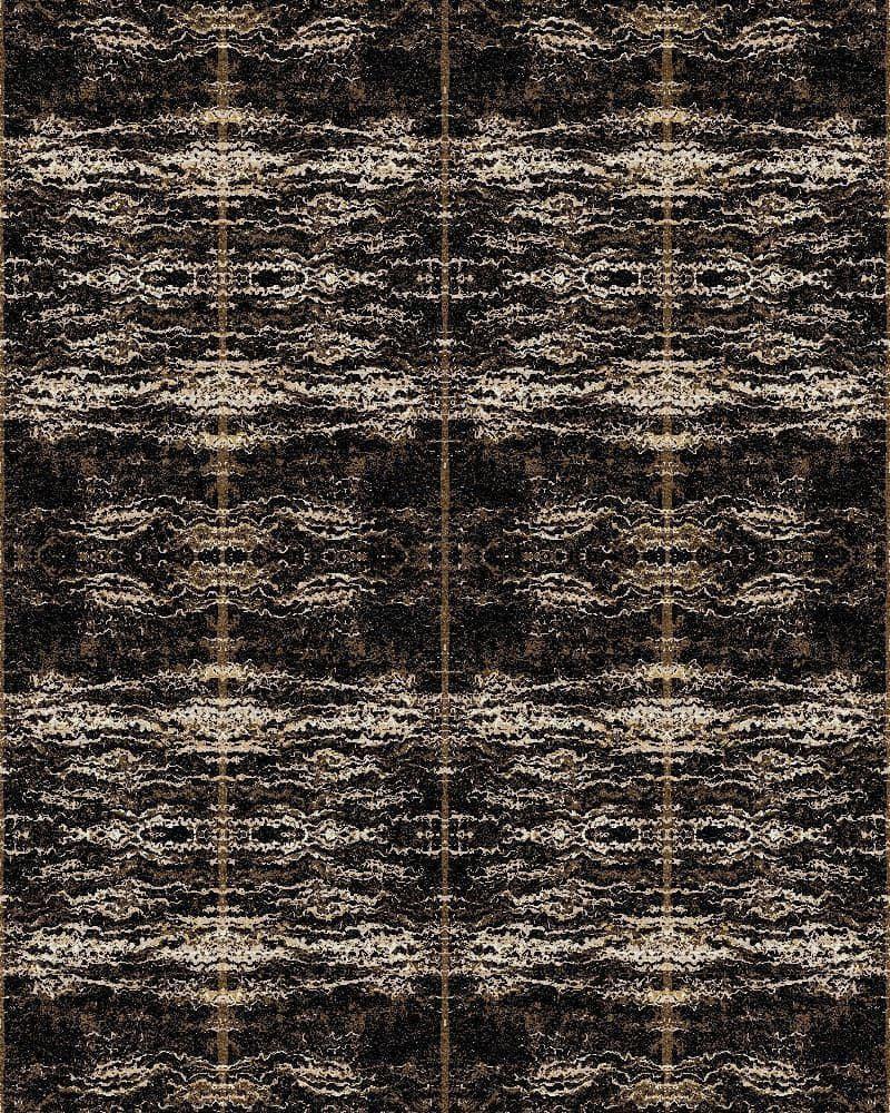 Abstract 17 Custom Carpet 6'8" x 8'4" KNB Mills LLC