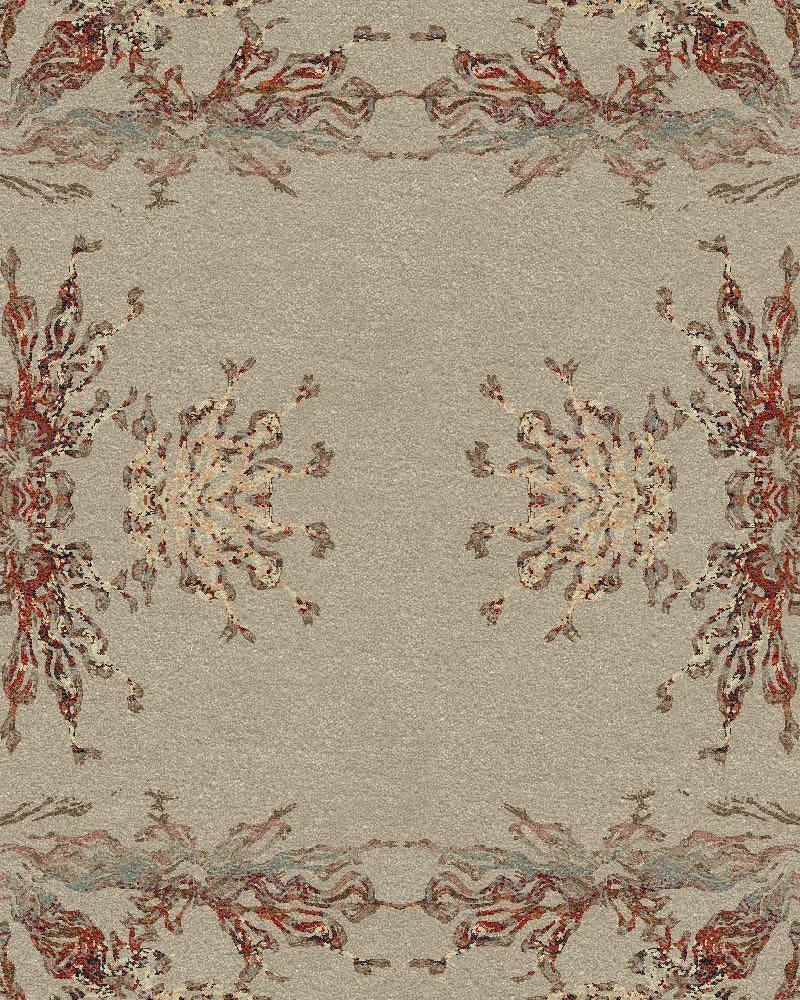 Abstract 29 Custom Carpet 6'8" x 8'4" KNB Mills LLC
