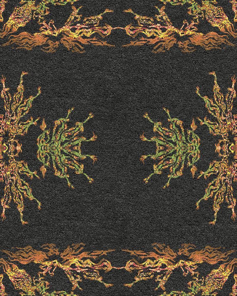 Abstract 29 Custom Carpet 6'8" x 8'4" KNB Mills LLC