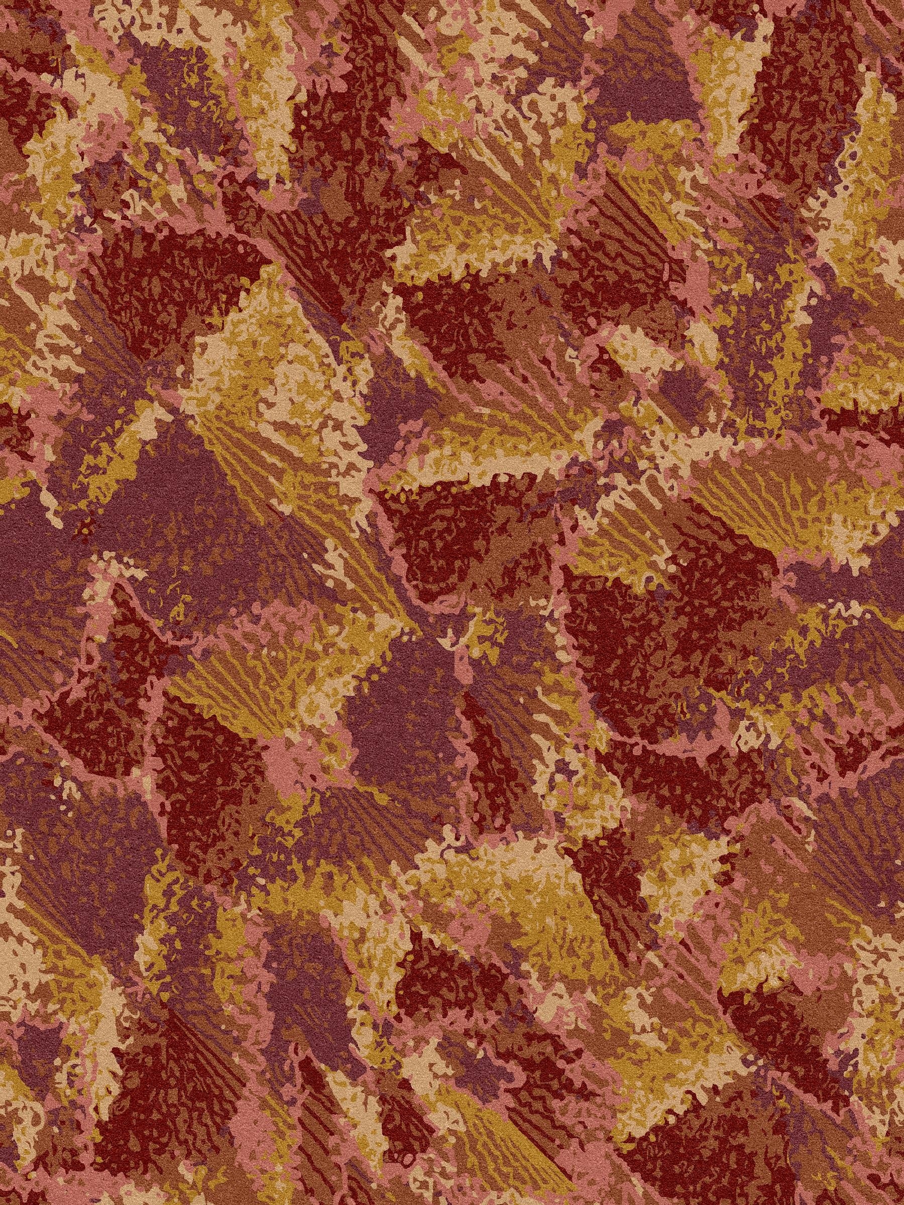 Abstract 37 Custom Carpet 7'6" x 10' KNB Mills LLC