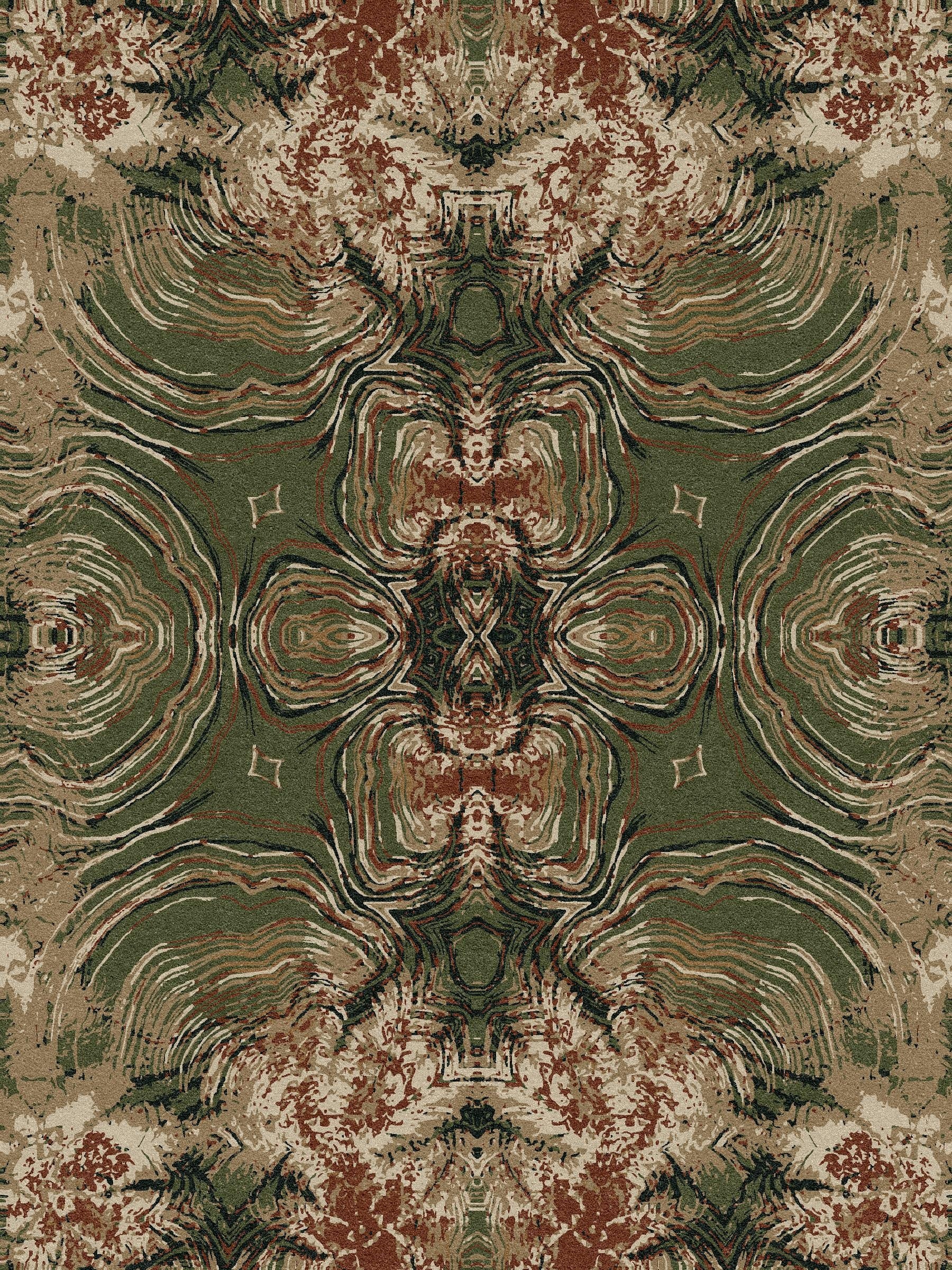 Abstract 47 Custom Carpet 7'6" x 10' KNB Mills LLC