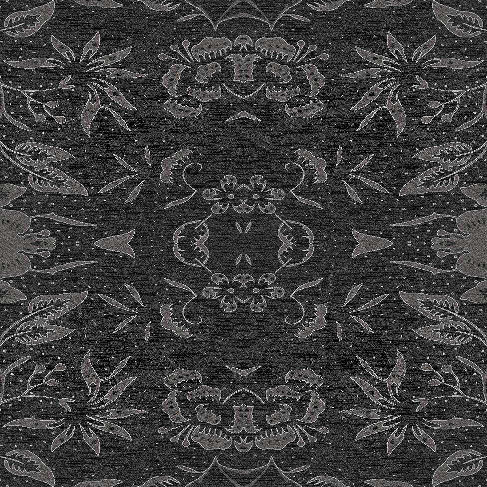 Floral Fauna 27 Custom Carpet 8'2" x 8'2" KNB Mills LLC
