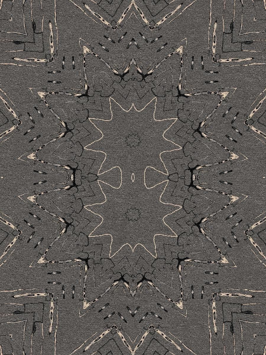 Abstract 06 Custom Carpet 7'6" x 10' KNB Mills LLC