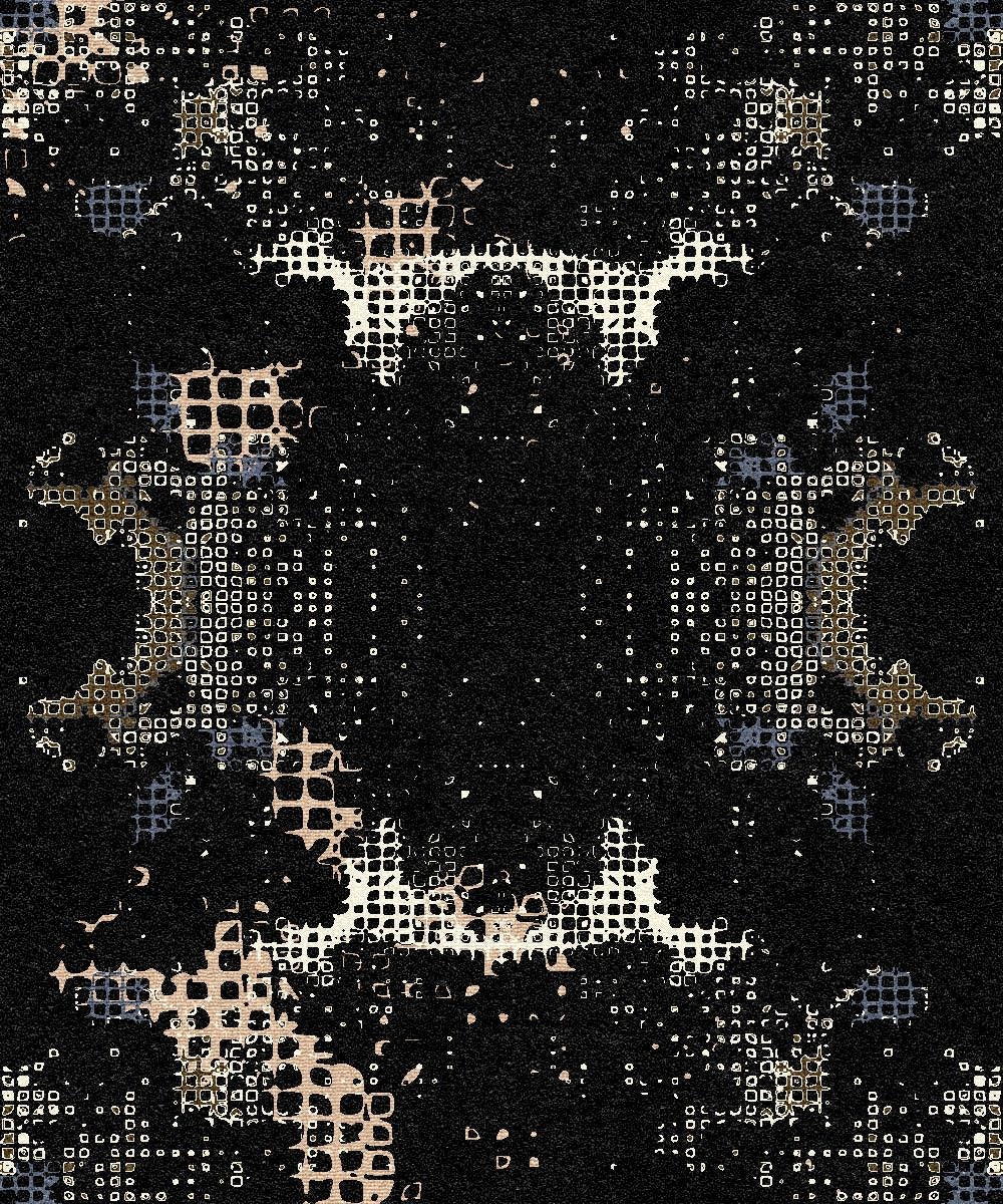 Abstract 34 Custom Carpet 8'2" x 9'10" KNB Mills LLC