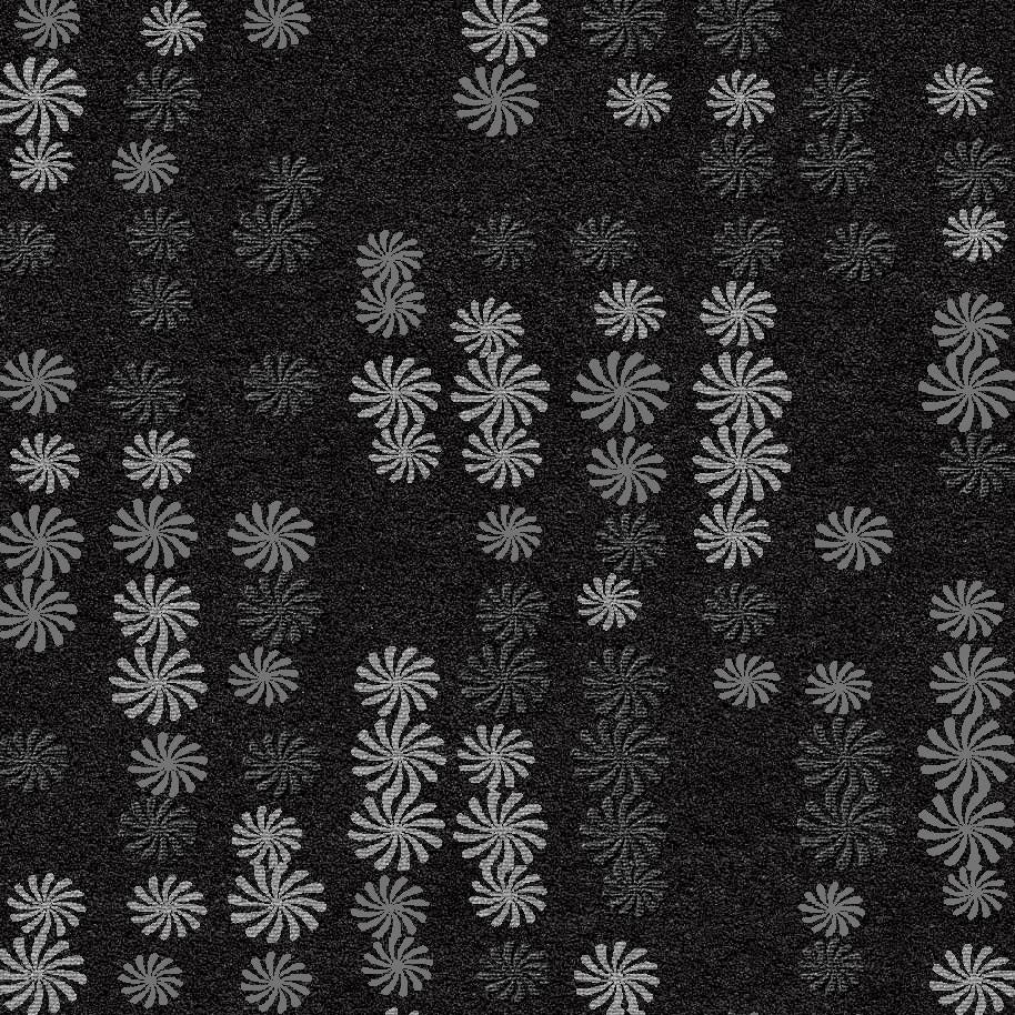 Floral Fauna 30 Custom Carpet 7'7" x 7'7" KNB Mills LLC
