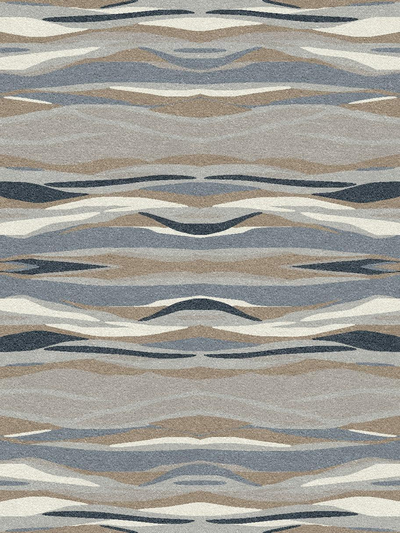 Abstract 33-Custom Carpet-KNB Mills LLC-7'7" x 10'2"-KNB Mills