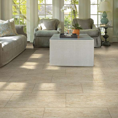 Classico 13x13-Tile Stone-Shaw Floors-Beige 00200-KNB Mills