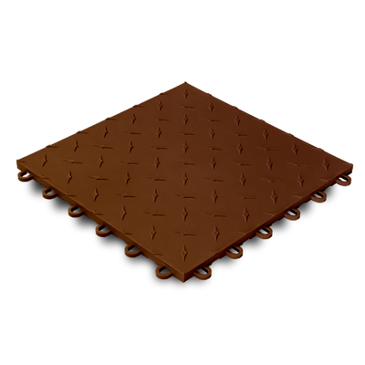 Diamondtrax 12-Series-Garage Tiles-Swisstrax-Chocolate Brown-KNB Mills