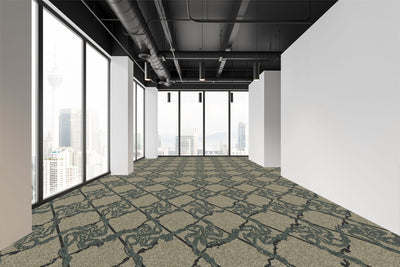 Eccentric Repeat 11-Custom Carpet-KNB Mills LLC-7'6" x 7'6"-KNB Mills