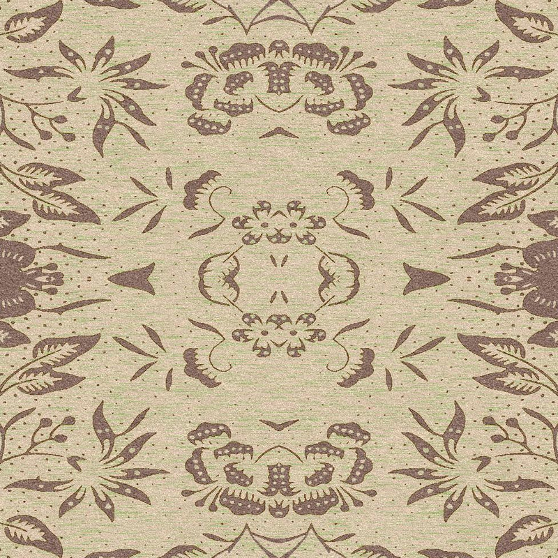 Floral Fauna 27-Custom Carpet-KNB Mills LLC-8'2" x 8'2"-KNB Mills