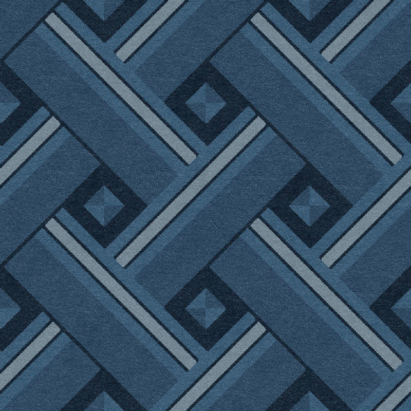 Graphic Pattern 05-Custom Carpet-KNB Mills LLC-7'6" x 7'6"-KNB Mills