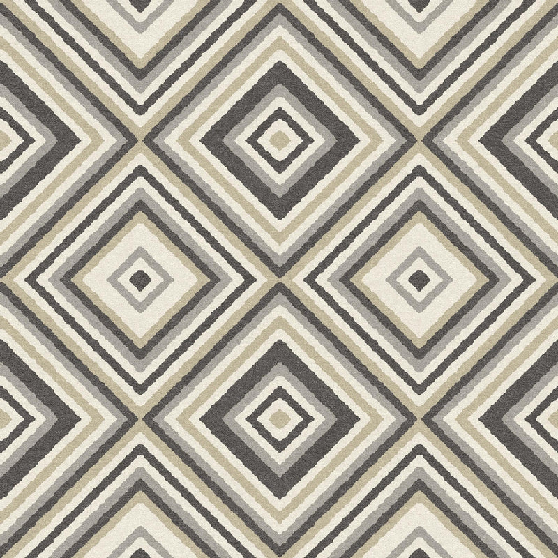 Graphic Pattern 10-Custom Carpet-KNB Mills LLC-7'6" x 7'6"-KNB Mills