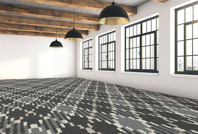 Graphic Pattern 12-Custom Carpet-KNB Mills LLC-7'6" x 7'6"-KNB Mills