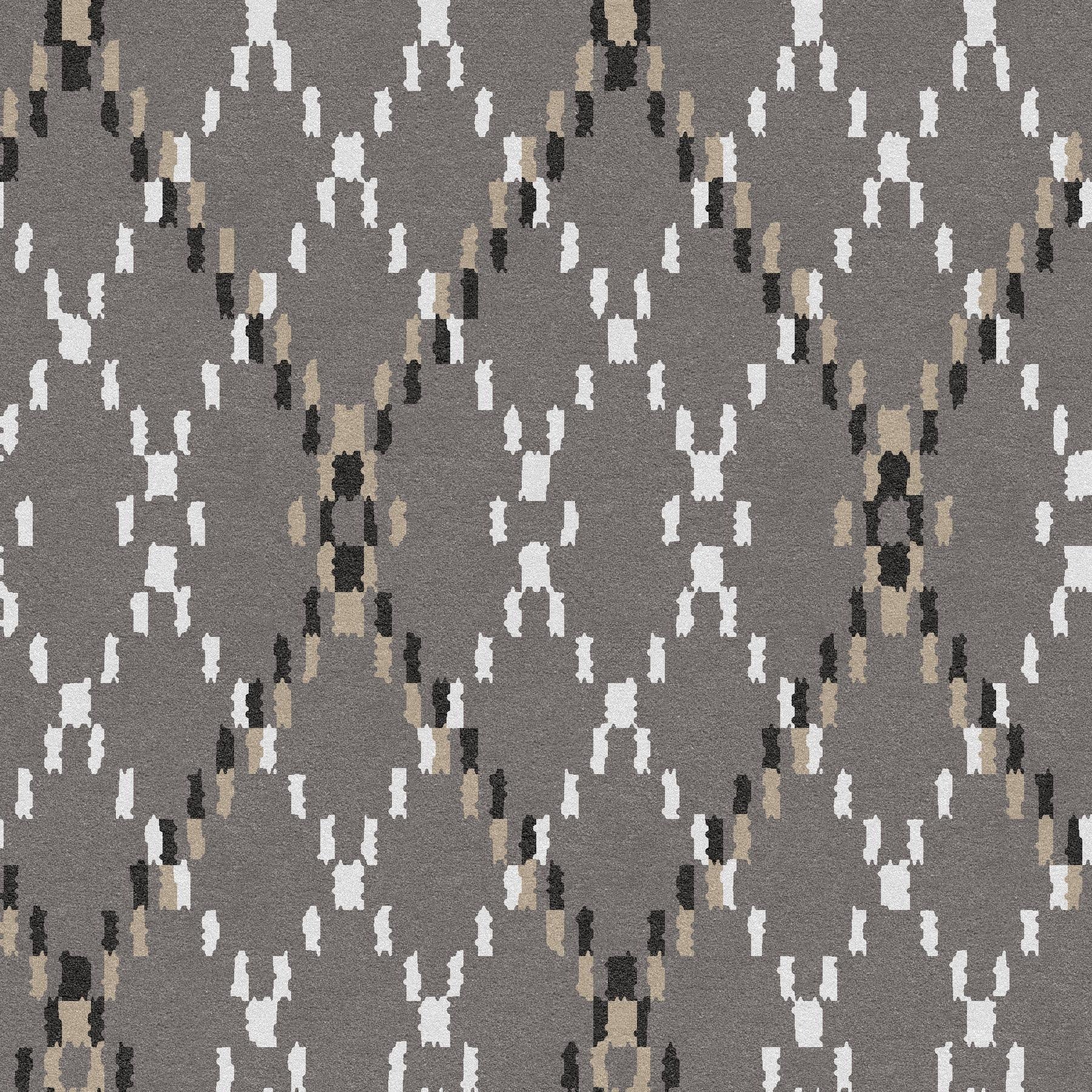 Graphic Pattern 15-Custom Carpet-KNB Mills LLC-7'6" x 7'6"-KNB Mills