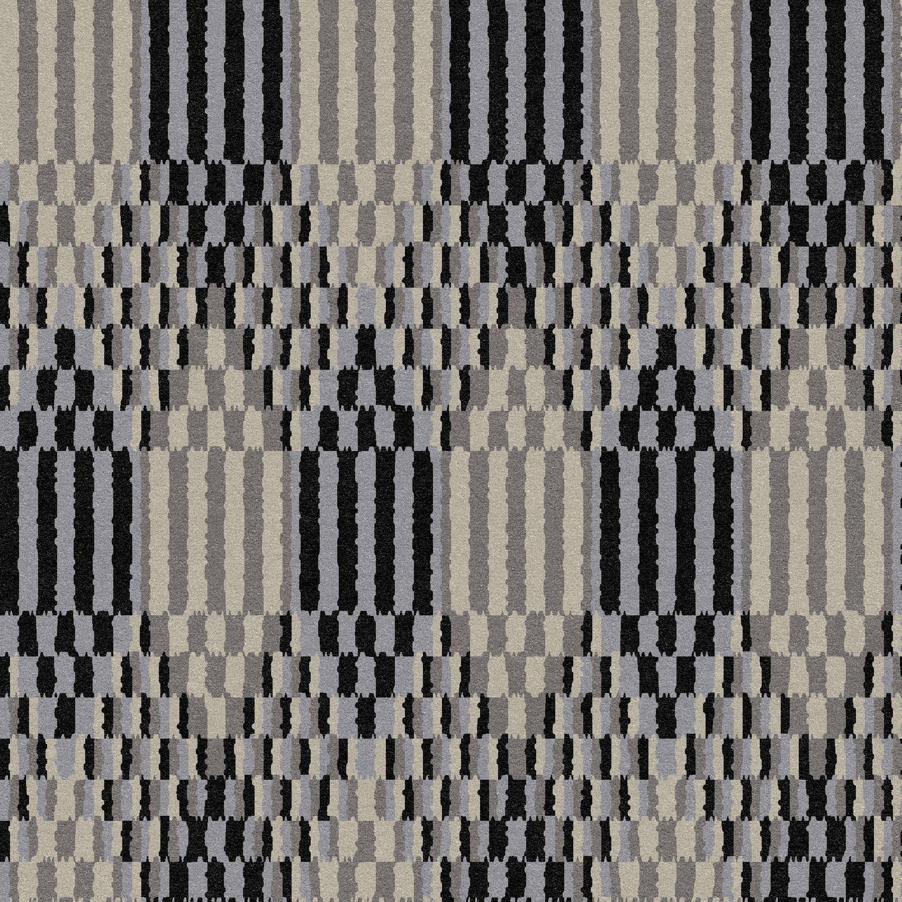 Graphic Pattern 18-Custom Carpet-KNB Mills LLC-7'6" x 7'6"-KNB Mills