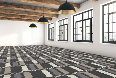 Graphic Pattern 21-Custom Carpet-KNB Mills LLC-7'6" x 7'6"-KNB Mills