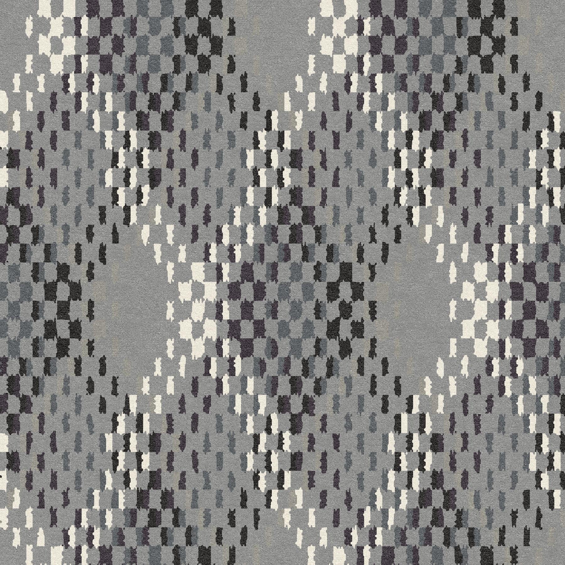 Graphic Pattern 25-Custom Carpet-KNB Mills LLC-7'6" x 7'6"-KNB Mills