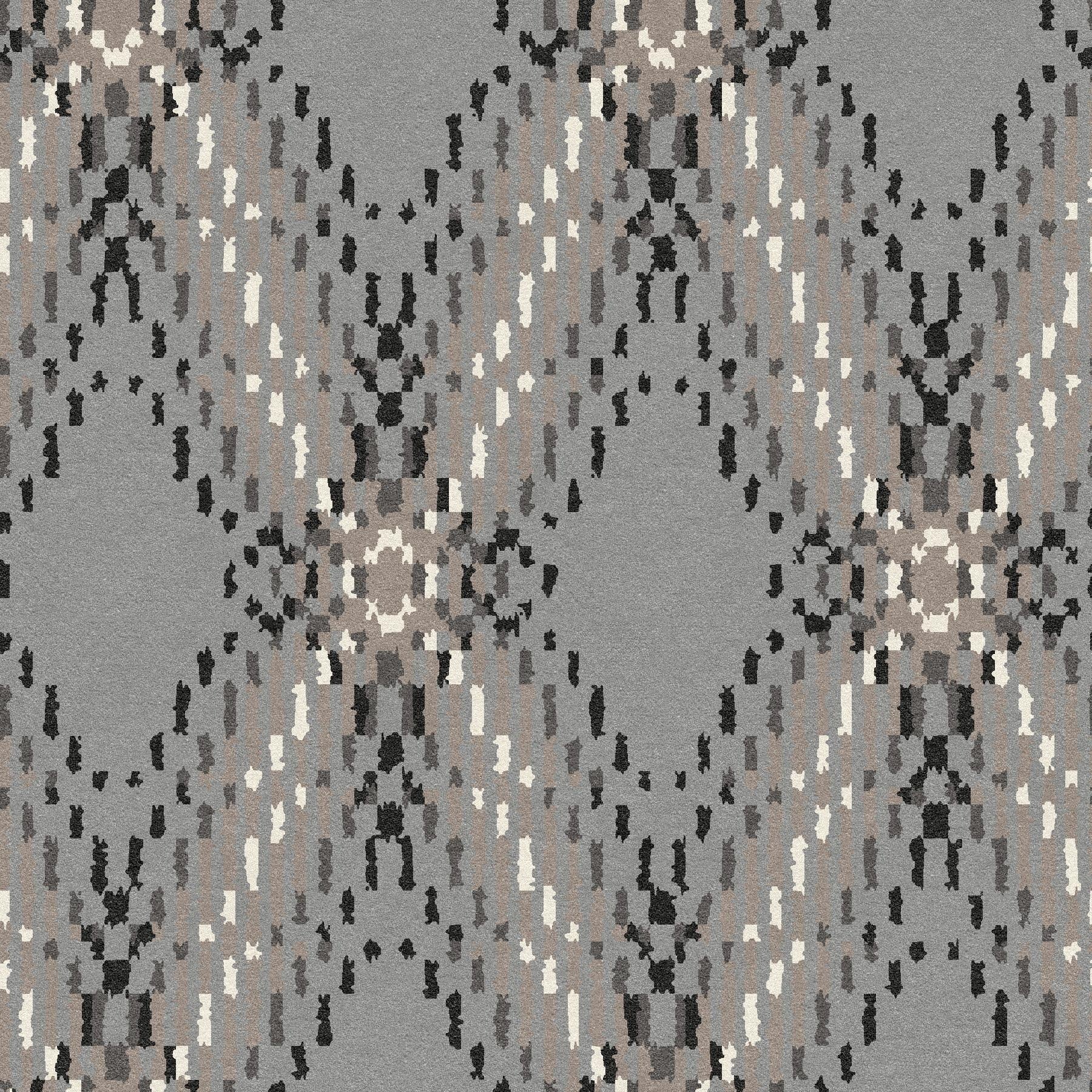 Graphic Pattern 33-Custom Carpet-KNB Mills LLC-7'6" x 7'6"-KNB Mills