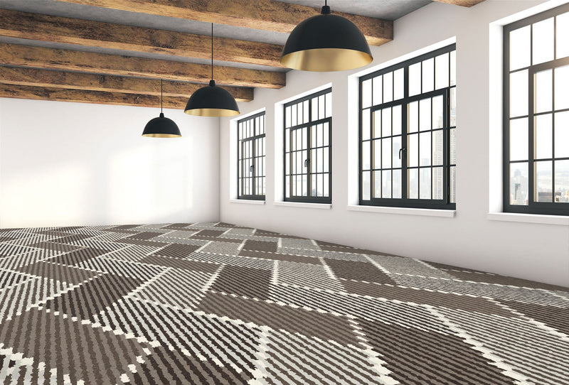 Graphic Pattern 39-Custom Carpet-KNB Mills LLC-7'6" x 7'6"-KNB Mills