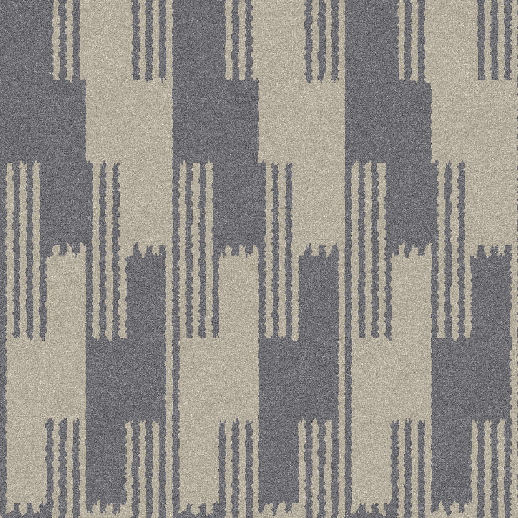 Graphic Pattern 42-Custom Carpet-KNB Mills LLC-7'6" x 7'6"-KNB Mills