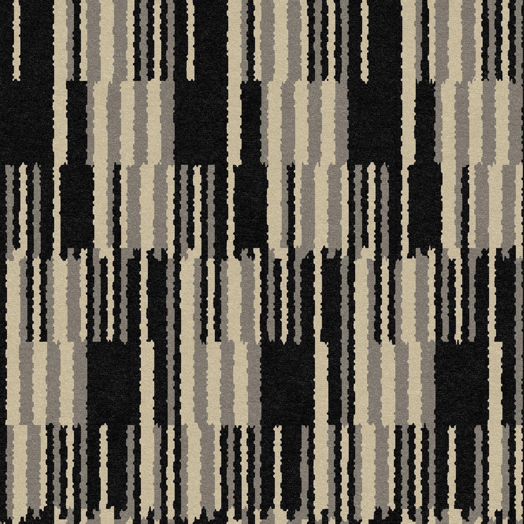 Graphic Pattern 43-Custom Carpet-KNB Mills LLC-7'6" x 7'6"-KNB Mills