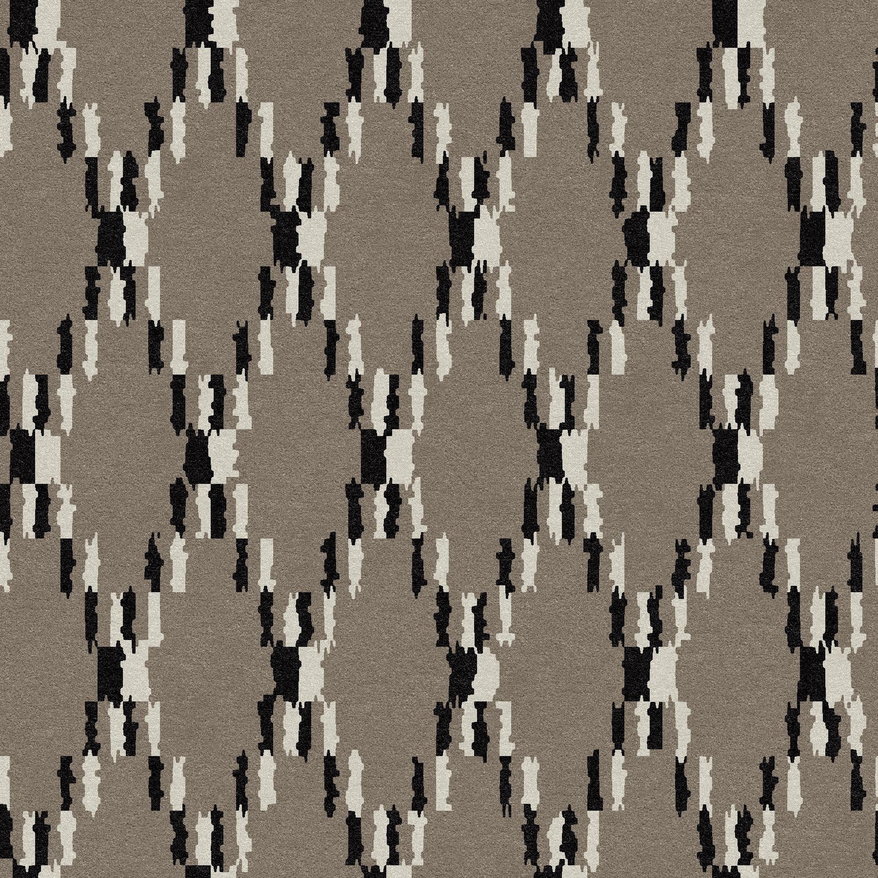 Graphic Pattern 45-Custom Carpet-KNB Mills LLC-7'6" x 7'6"-KNB Mills