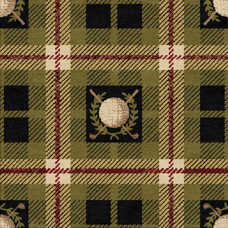 Kilted Plaid II-Ridgeline Print-Shelmarc-KP-800 Forest Club-KNB Mills