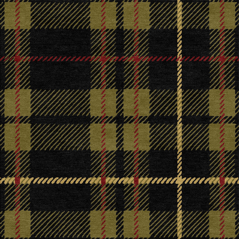 Kilted Plaid-Ridgeline Print-Shelmarc-KP-800 Forest Green-KNB Mills