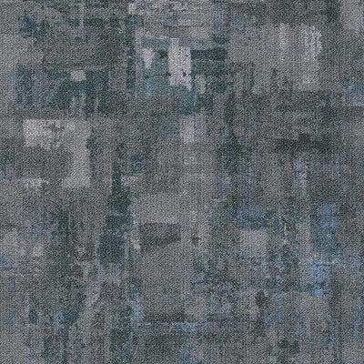Loud Speaker Carpet Tile-Carpet Tile-Milliken-WOF157-250 Blue Detail-KNB Mills