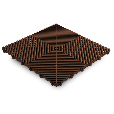 Ribtrax Pro-Garage Tiles-Swisstrax-Chocolate Brown-KNB Mills