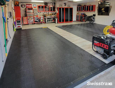 Vinyltrax 12-Series-Garage Tiles-Swisstrax-KNB Mills