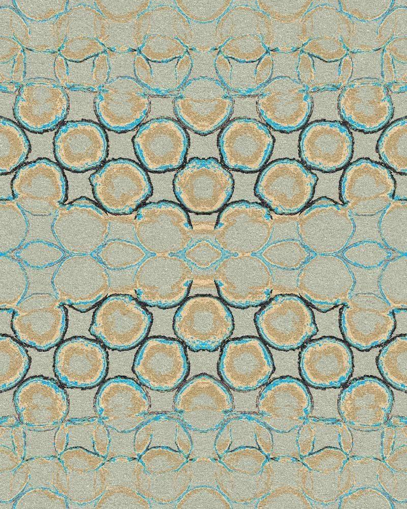 Abstract 09 Custom Carpet 6'8" x 8'4" KNB Mills LLC