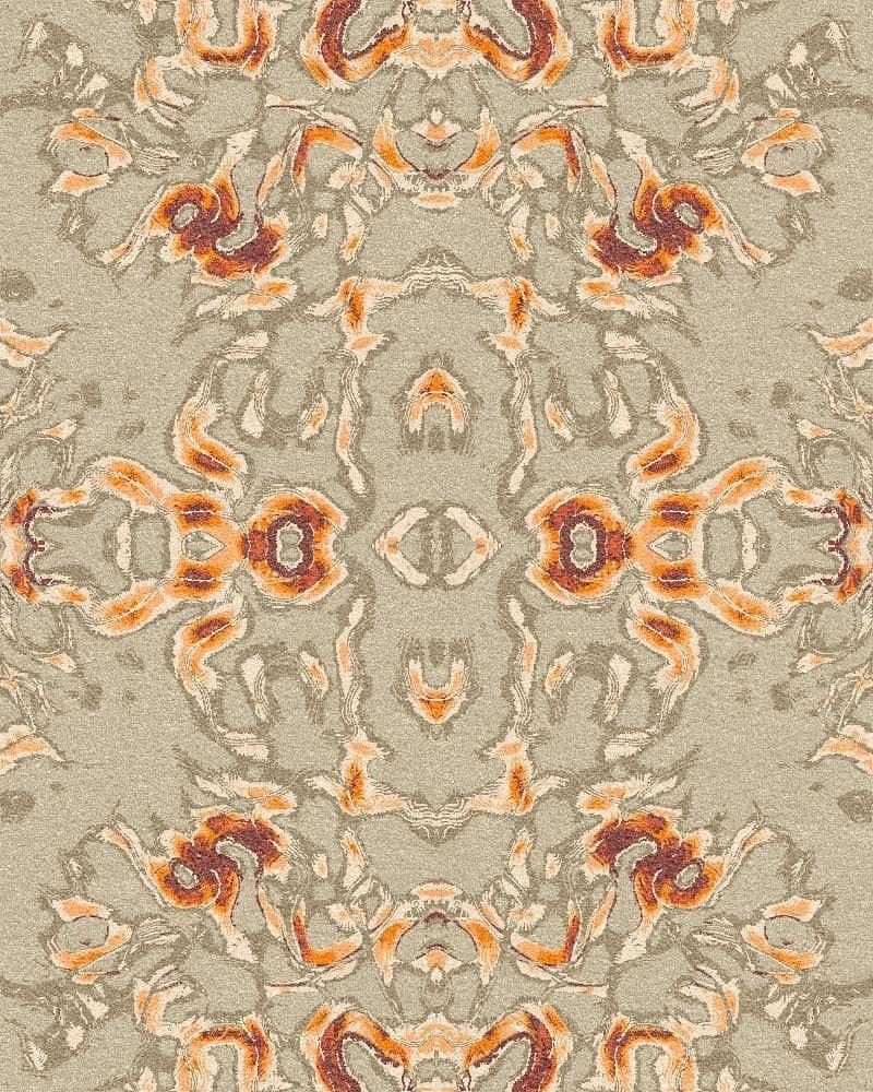 Abstract 14 Custom Carpet 6'8" x 8'4" KNB Mills LLC