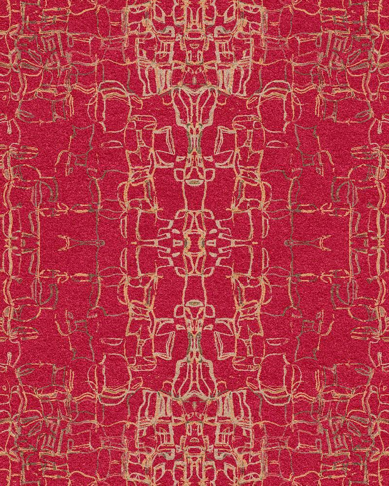 Abstract 20 Custom Carpet 6'8" x 8'4" KNB Mills LLC