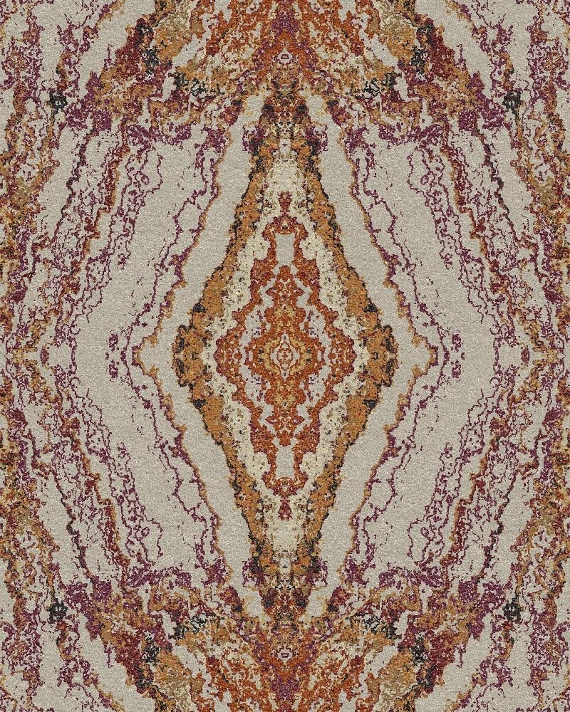 Abstract 30 Custom Carpet 6'8" x 8'4" KNB Mills LLC