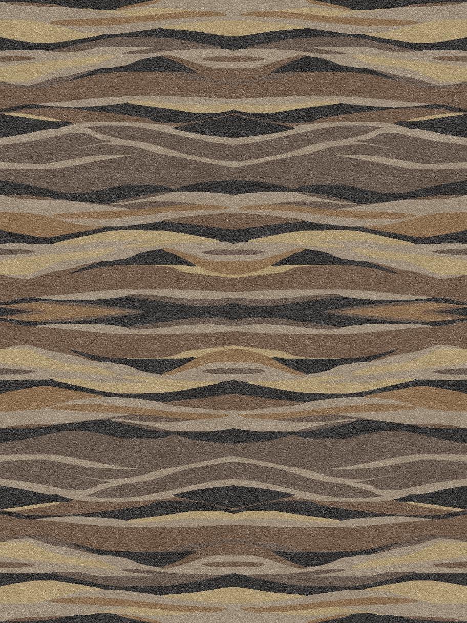 Abstract 33 Custom Carpet 7'7" x 10'2" KNB Mills LLC