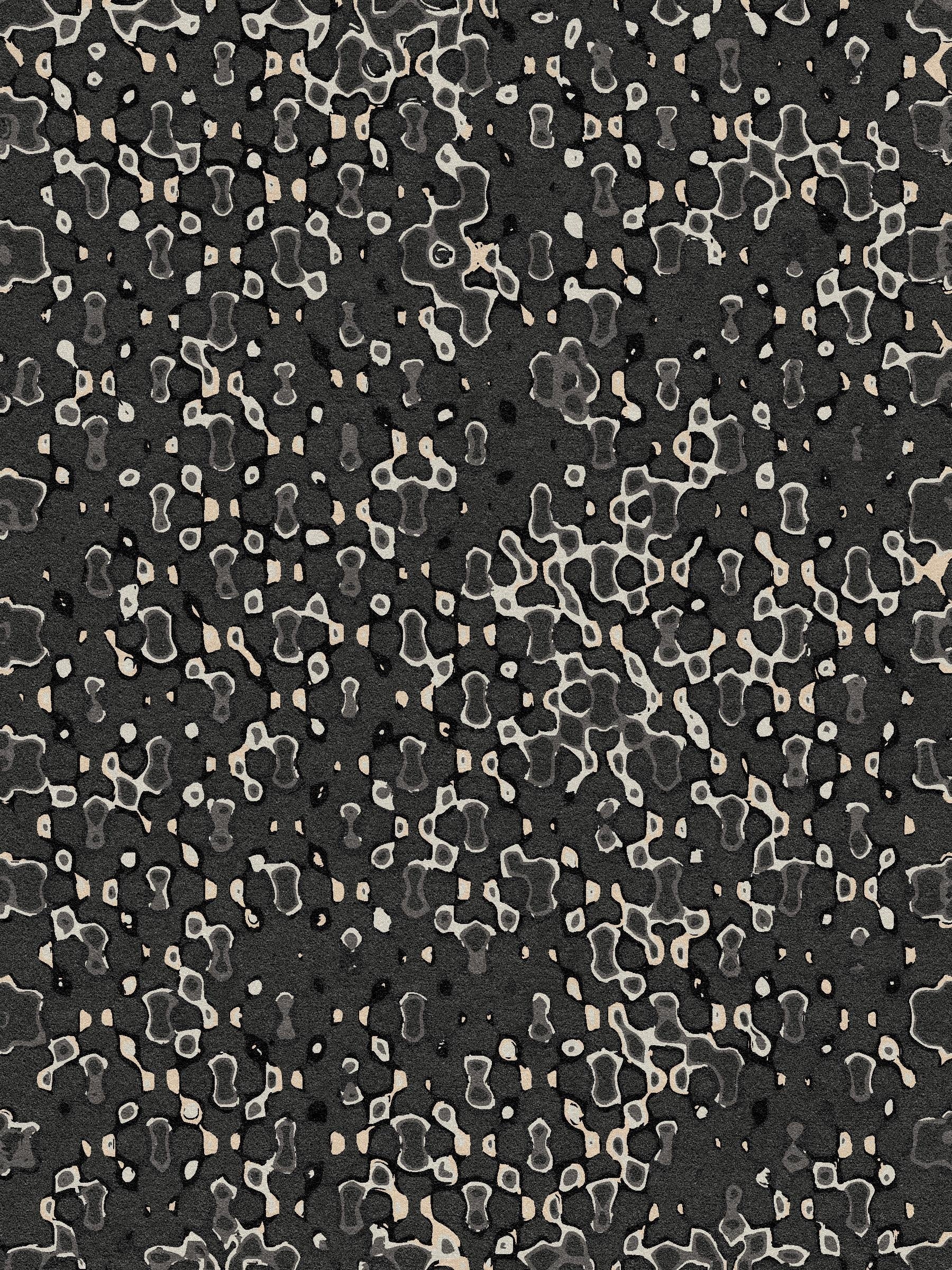 Abstract 40 Custom Carpet 7'6" x 10' KNB Mills LLC