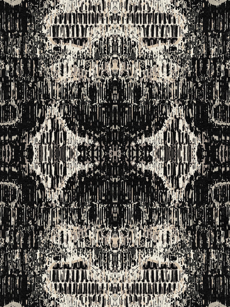 Abstract 46 Custom Carpet 7'6" x 10' KNB Mills LLC