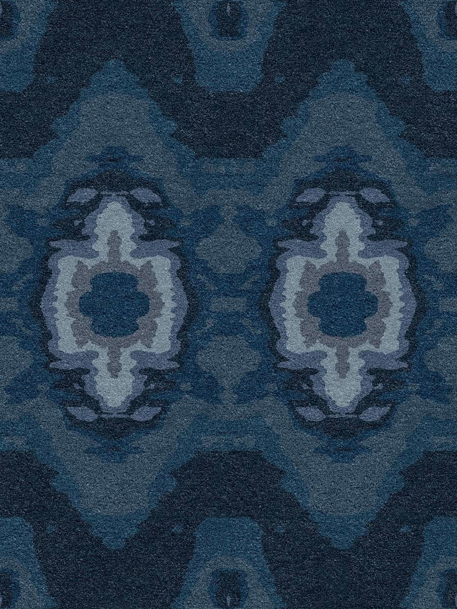 Abstract 11 Custom Carpet 7'6" x 10' KNB Mills LLC