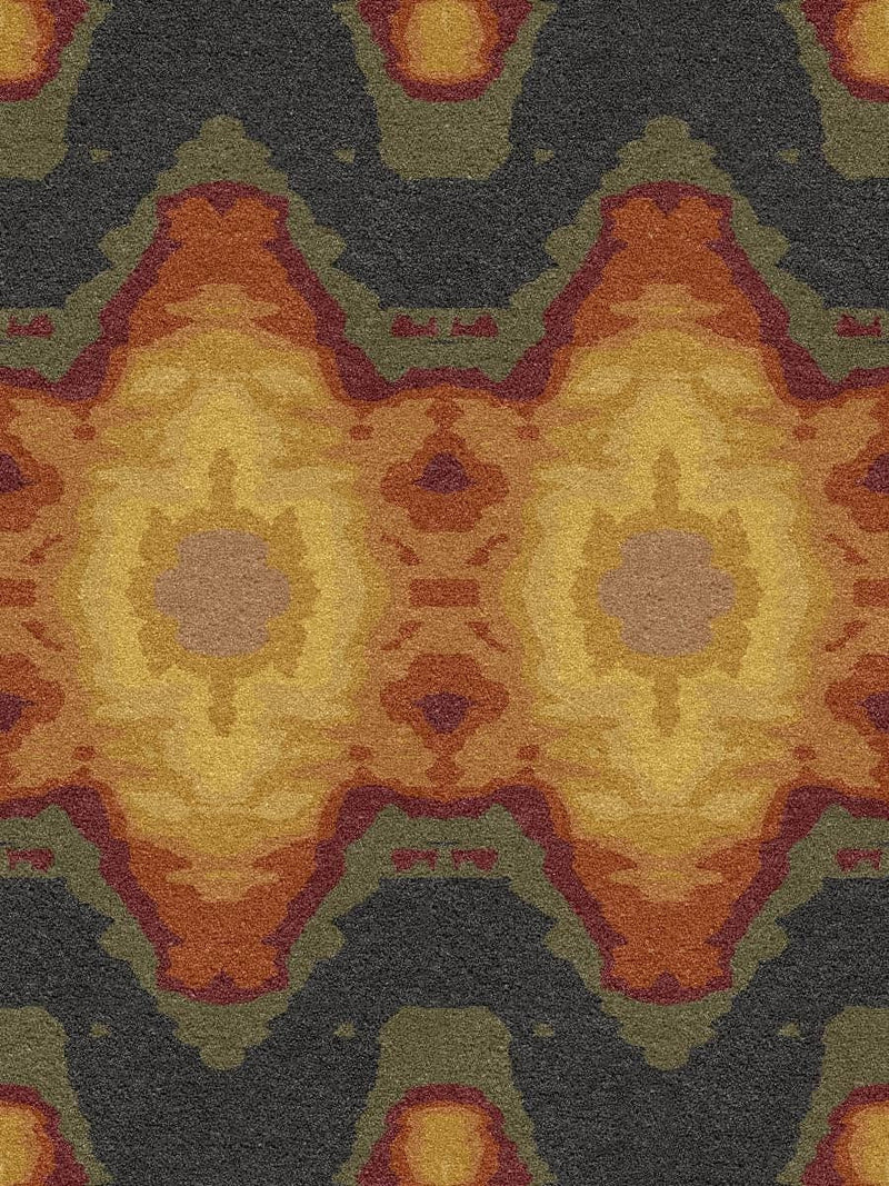 Abstract 11 Custom Carpet 7'6" x 10' KNB Mills LLC